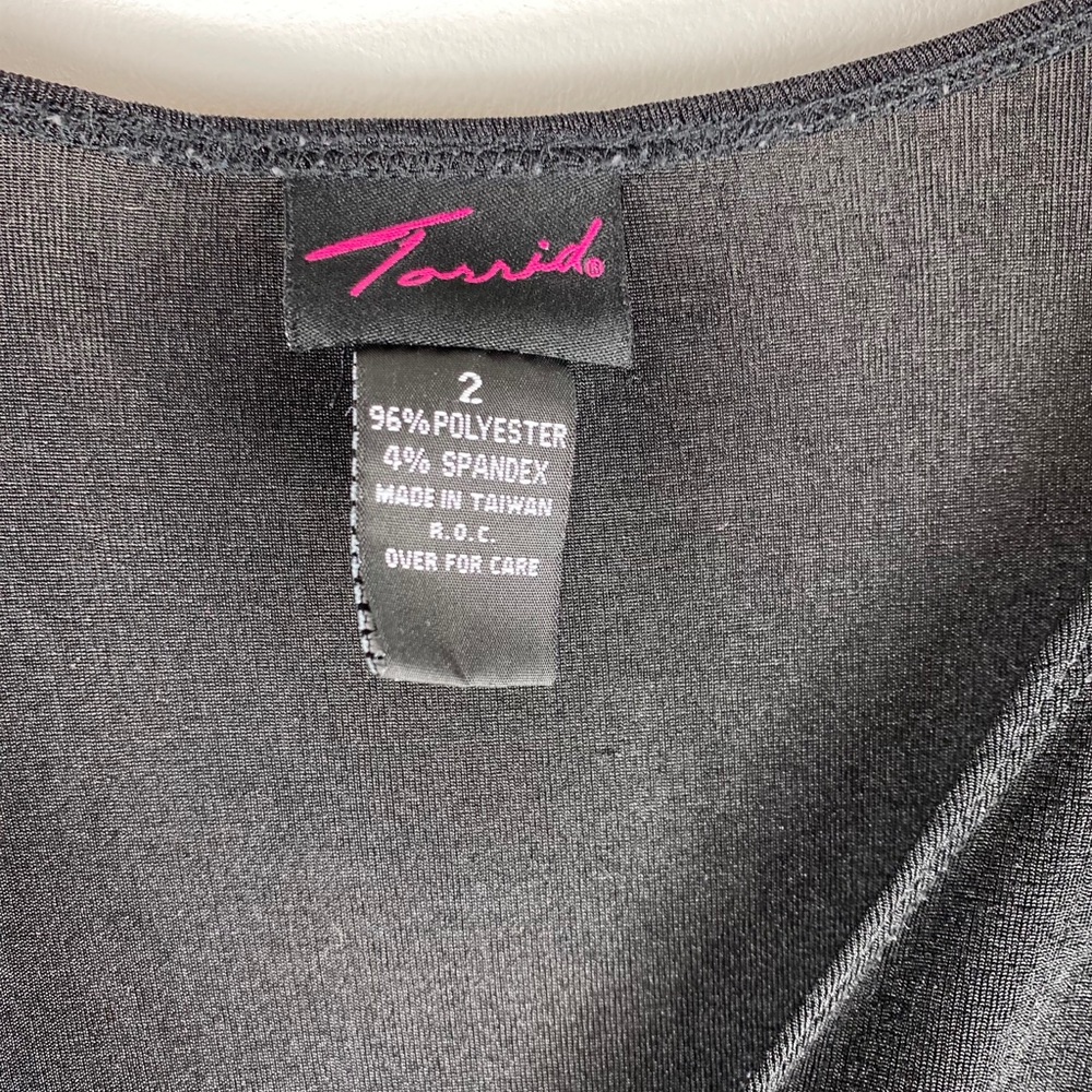 Torrid Black Bathing Suit Coverup - Picture 4 of 6